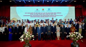 Phó Chủ tịch UBND tỉnh bà Tôn Thị Ngọc Hạnh tham dự Hội nghị quốc tế về phát huy giá trị các danh hiệu UNESCO phục vụ phát triển bền vững tại Việt Nam